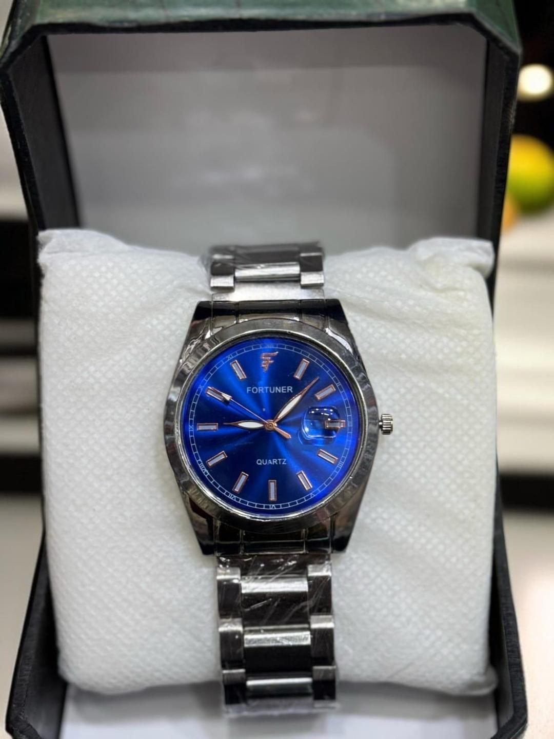 Men's Water Resistant Quartz Round Chain Strap Watch - Image 3