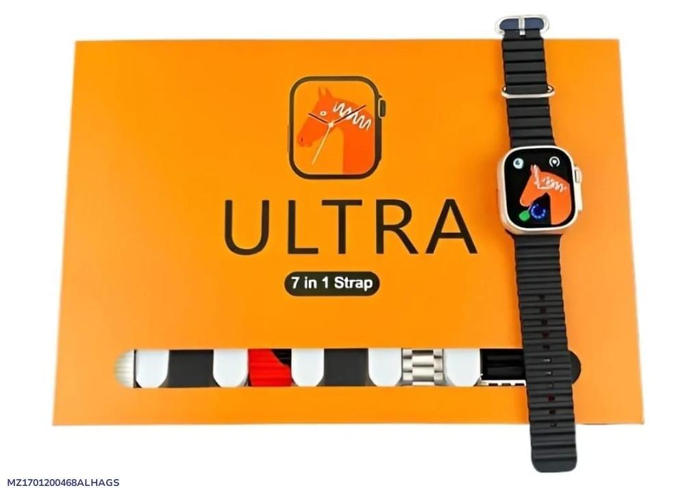 Premium Black Silicon Rubber Smart Watch