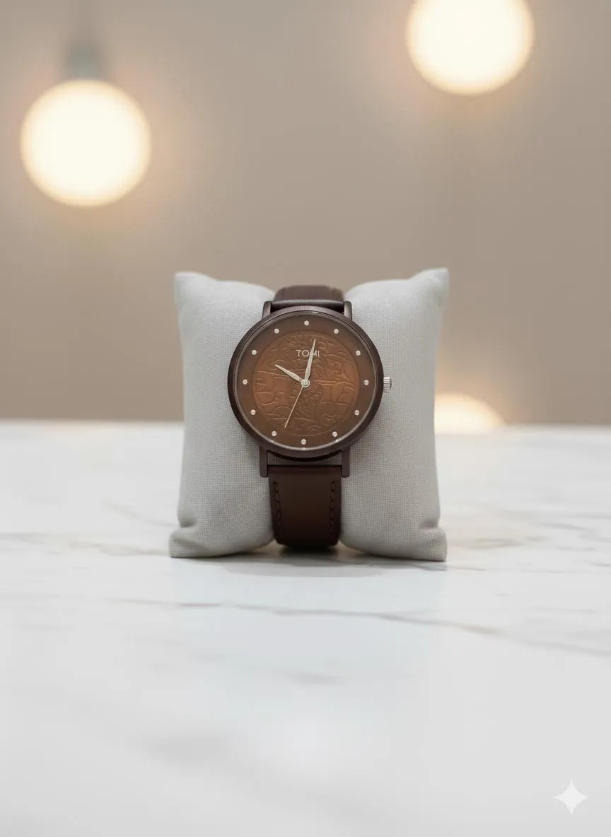 Men's Comfort Fit Strap Watch - Image 2